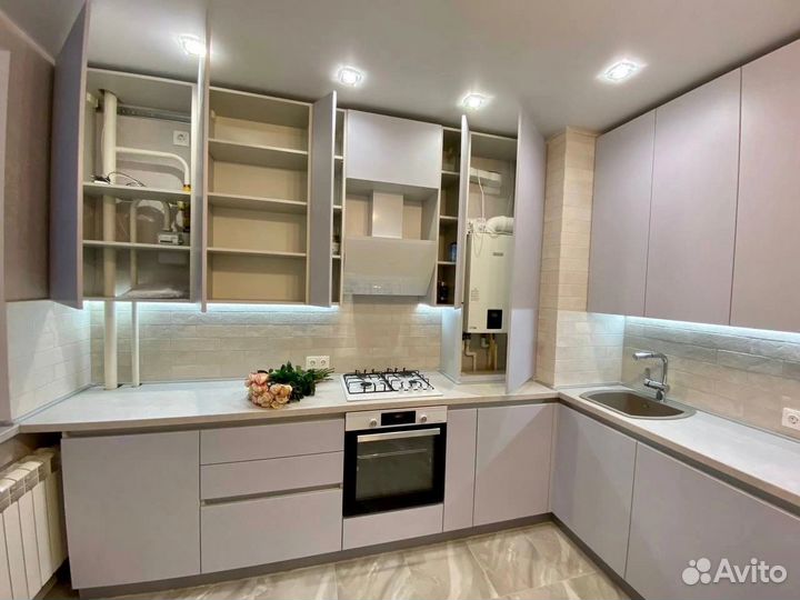 Прямой Кухонный гарнитур на заказ