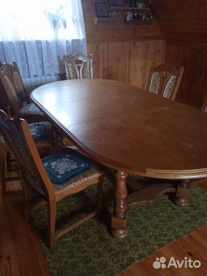 Гарнитур стол 8 стульев
