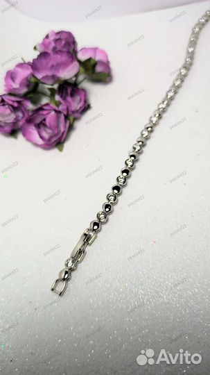 Браслет. медицинская сталь. 16.5-18.5 см