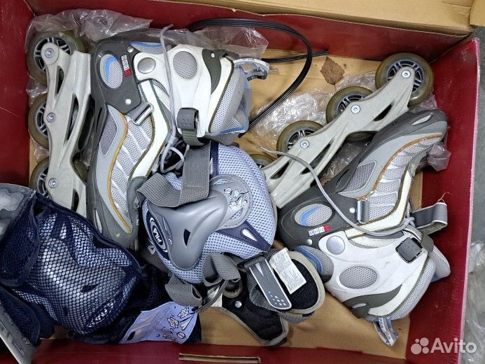 Коньки роликовые размер 37