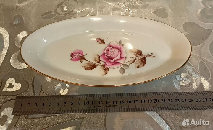 Блюдо овальное СССР 2 шт цена за всё