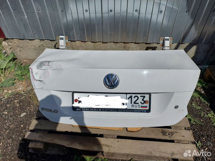 Крышка багажника volkswagen polo 5