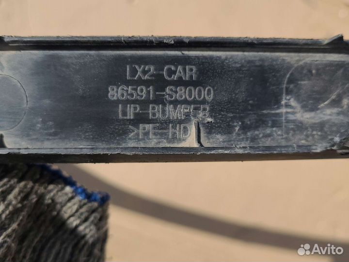 Юбка переднего бампера Hyundai palisade