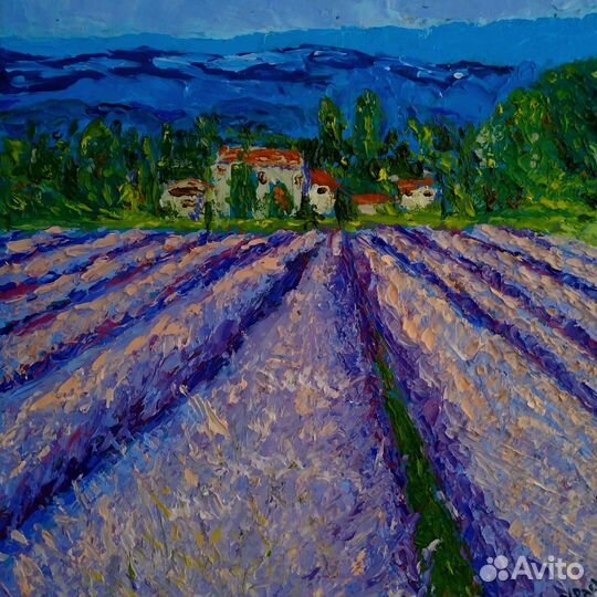Картина маслом пейзаж, Прованс