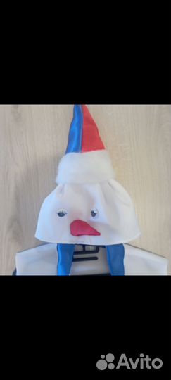 Костюм снеговика 116-122 размер