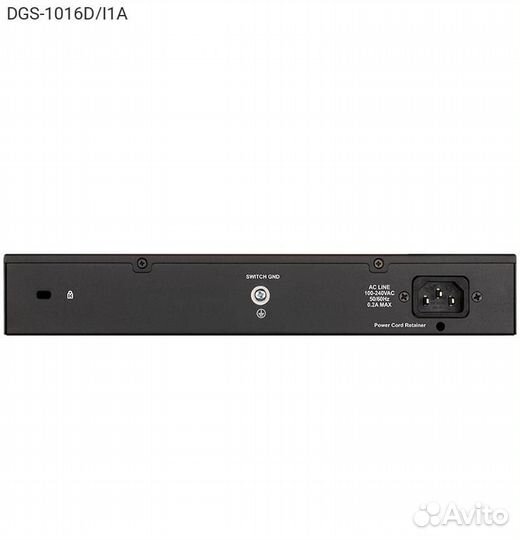 Коммутатор D-Link DGS-1016D Неуправляемый 16-ports