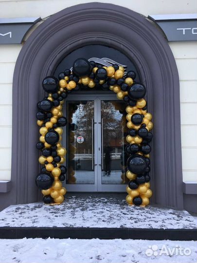 Арка из шаров на открытие