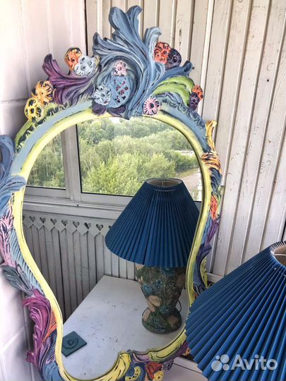 Зеркало настенное резное