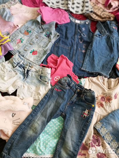 Мешок вещей на девочку 98-104 р