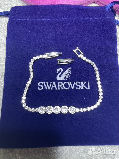 Браслет с кристаллами Swarovski