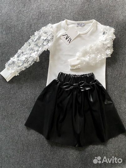 Детская одежда - костюм юбка кофта Zara