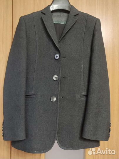 Костюм школьный серый 134 Van Clif