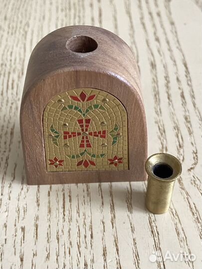 Подсвечник из ценной породы дерева
