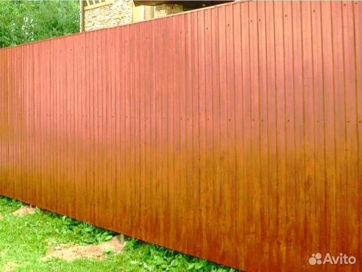 Забор из профнастила