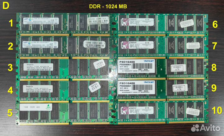 Оперативная память DDR/DDR2