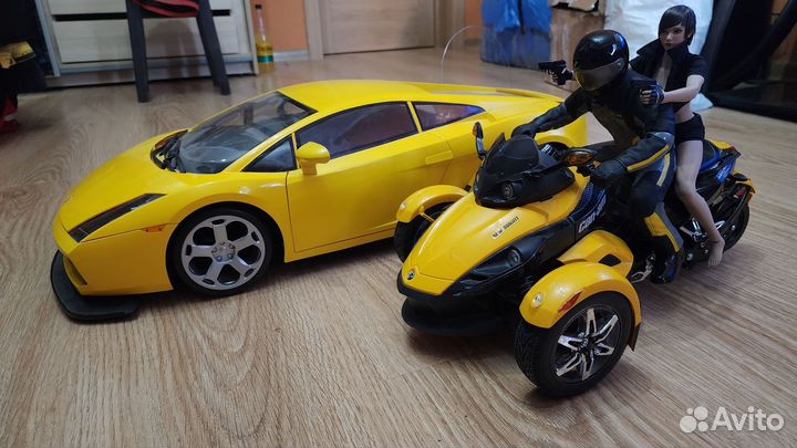 Мотоцикл на радиоуправлении масштаба 1:6