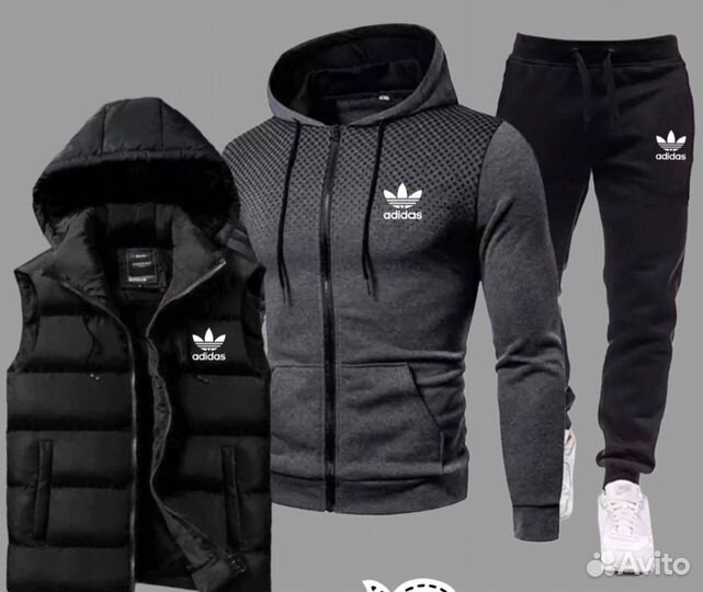 Спортивный костюм тройка adidas