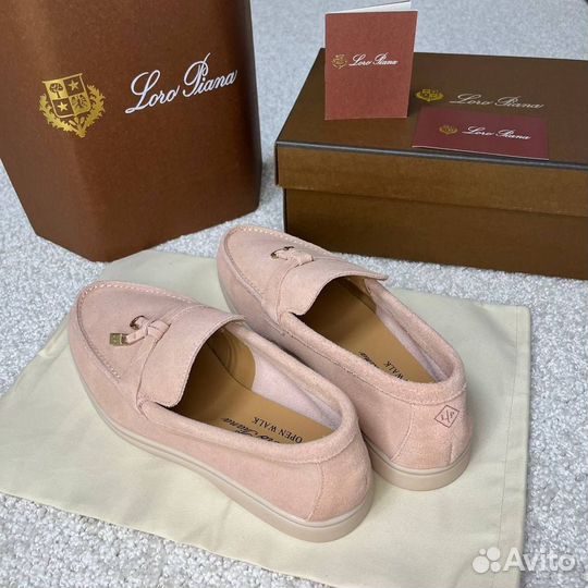 Лоферы Loro Piana Pink 36, 37, 38