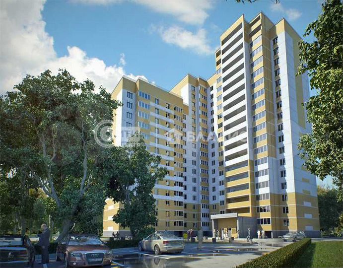 3-к. квартира, 99,7 м², 12/16 эт.