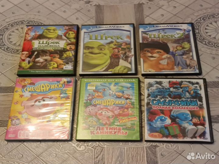 Dvd диски мультфильмы 20 штук