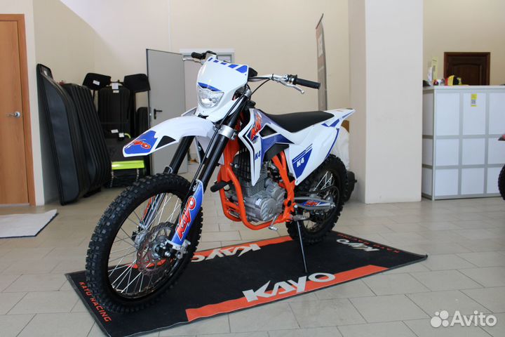 Мотоцикл кроссовый kayo K4 MX 21/18 (2022г.)