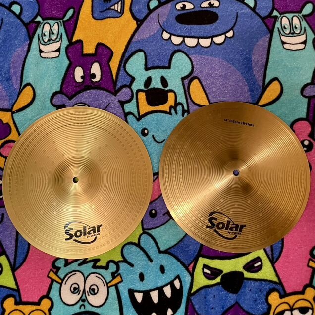 Тарелки hi-hat solar by sabian 14"