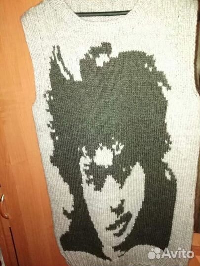 Свитер коллекц. Виктор Цой рок группа Кино богема