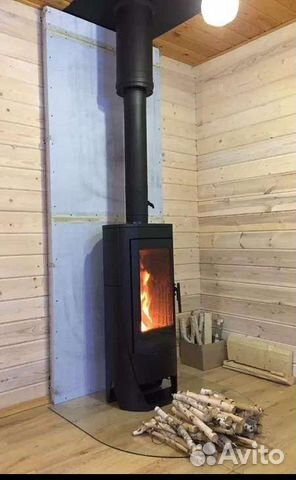 Печь отопительная чугунная Nera N до 200 куб. м