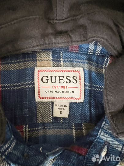 Рубашка guess 4-5 лет