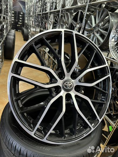 Диски литые R18 5*114.3 Hre черные Toyota Kia