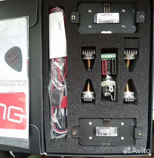 EMG Jim Root JR daemonum set. Black. Made in USA