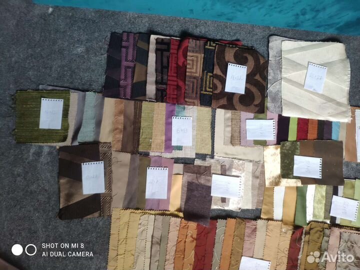 Ткань для рукоделия лоскуты разные