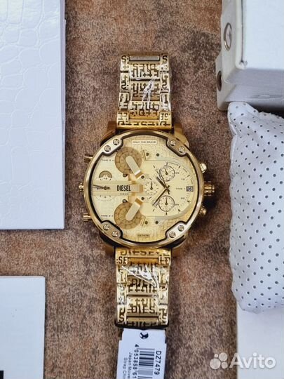 Часы Оригинальные мужские Diesel DZ7479 золотой