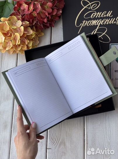 Ежедневник с гравировкой блокнот