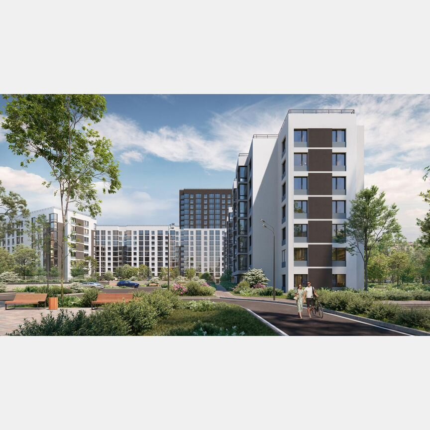 1-к. квартира, 41,6 м², 6/10 эт.