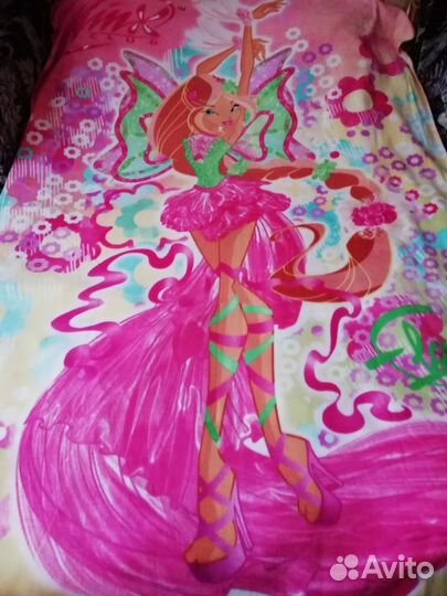 Плед новый флисовый