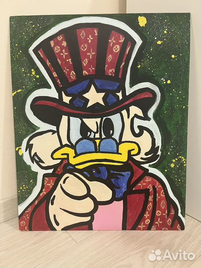 Картина акрилом на холсте