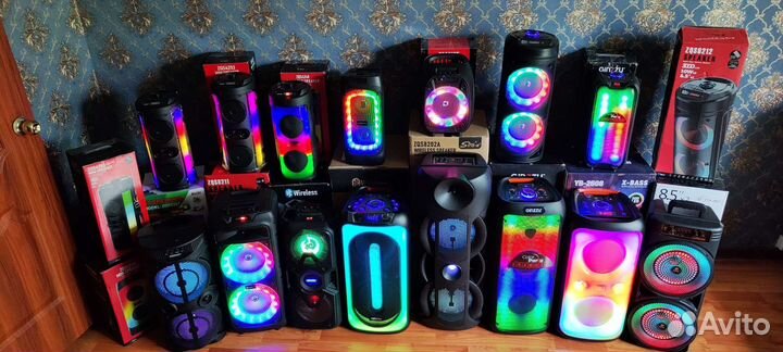Портативные bluetooth колонки, большие и малые