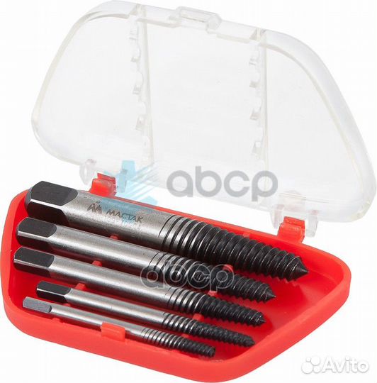 Набор экстракторов, 4, 5, 6, 8, 10 мм, 5 предме