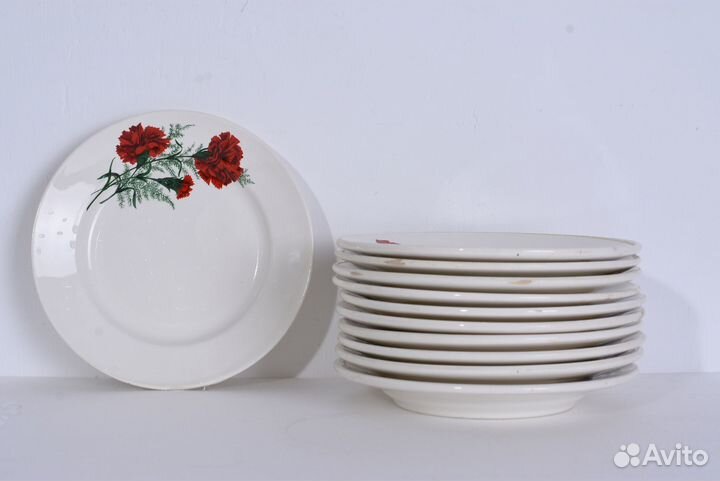 Тарелка винтажная зик, СССР, десертная, диам.17 см