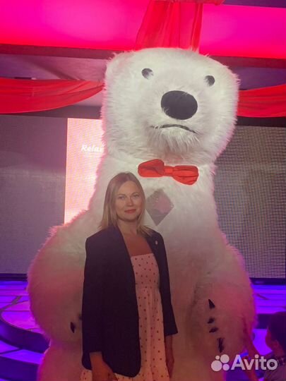 Белый мишка поздравление на ура