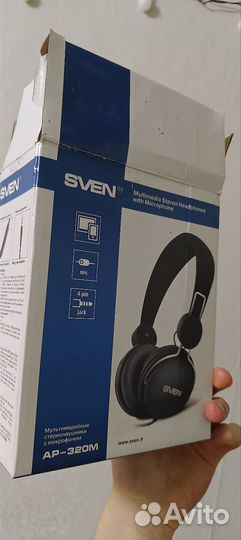 Наушники проводные sven AP-320M