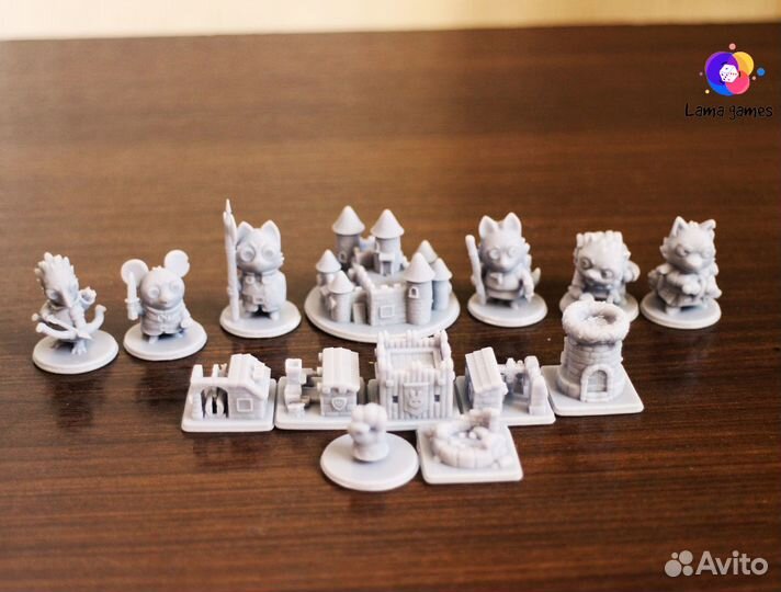 Настольная игра Root, Корни набор зверей и зданий