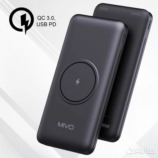 Повербанк\ PowerBank Беспроводной 10000mAh