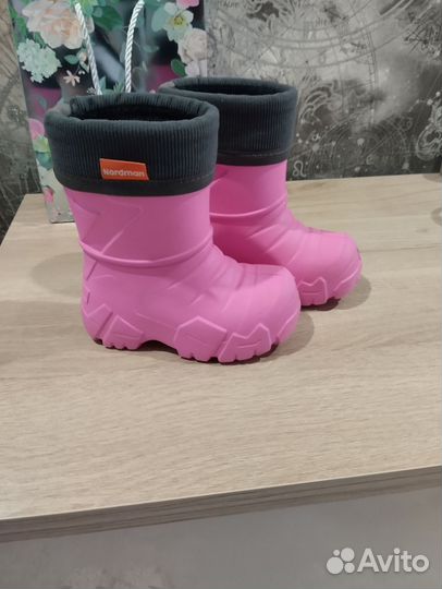Детские резиновые сапоги 22-23 размер nordman