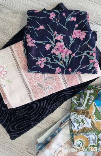 Новые, красивые отрезы ткани