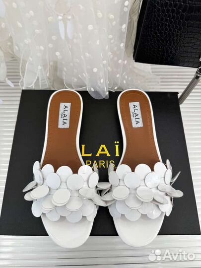 Шлепанцы Alaia женские премиум