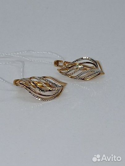 Золотые серьги