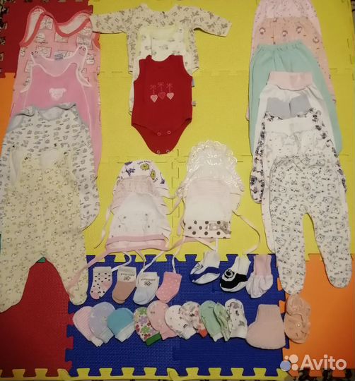 Детские вещи пакетом на девочку 56-74