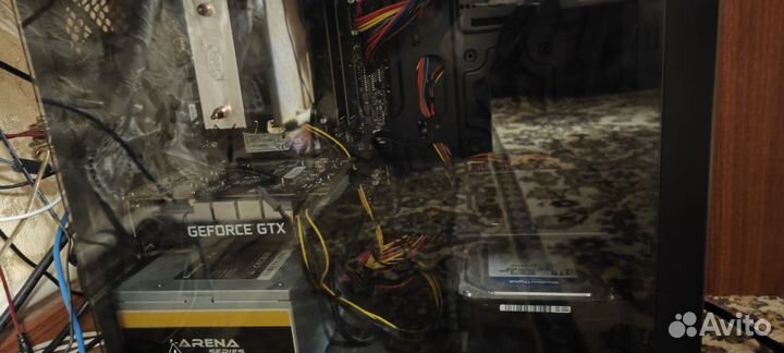 Игровой пк Ryzen 5 2600 16gb 1650s 250m2 1tb hdd